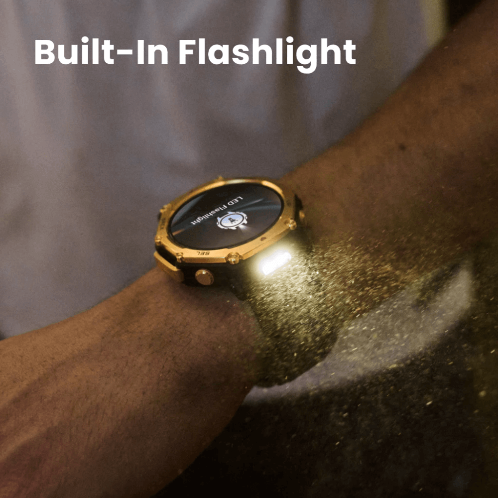 สมาร์ทวอทช์ AMAZFIT T-REX 3 PRO 48MM หน้าจอ 1.5" AMOLED สี BLACK